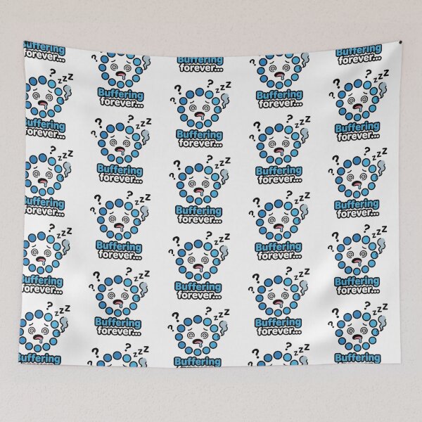 Item preview, Buffering Forever... - Dizzy Loading Spinner Sticker designed and sold by Sassy Cult.
