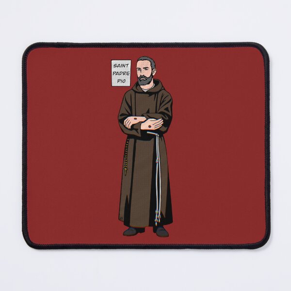 Item preview, Saint Padre Pio designed and sold by HappyRandomArt.