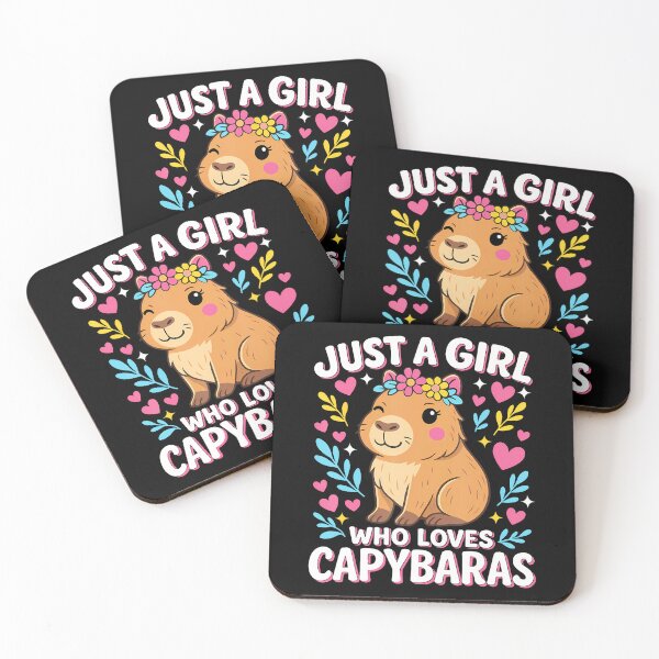 Item preview, Cute Rodent Animal Just A Girl Who Loves Capybaras designed and sold by desuyomoskov7.