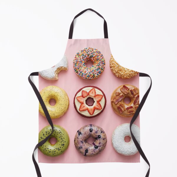 Item preview, Colorful Assorted Donut Grid Knolling designed and sold by SavinMercantile.