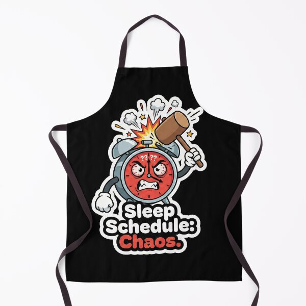 Item preview, Sleep Schedule: Chaos - Enraged Alarm Clock Sticker designed and sold by Sassy Cult.