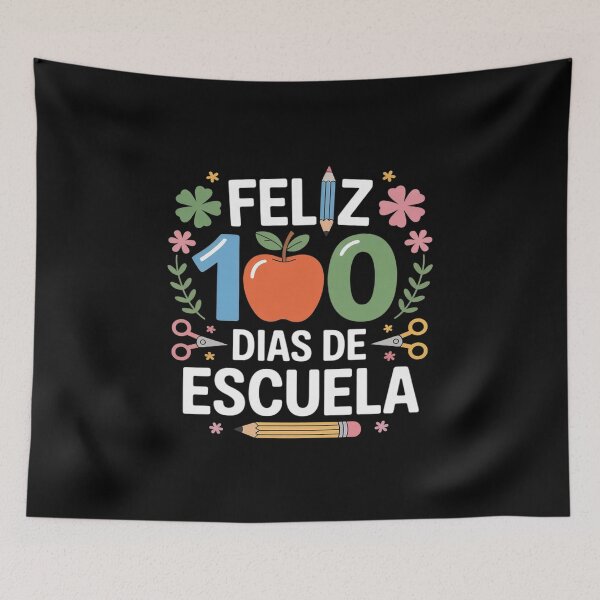 Item preview, 100 Days Of School 100th Day Spanish Class designed and sold by traceydowns.