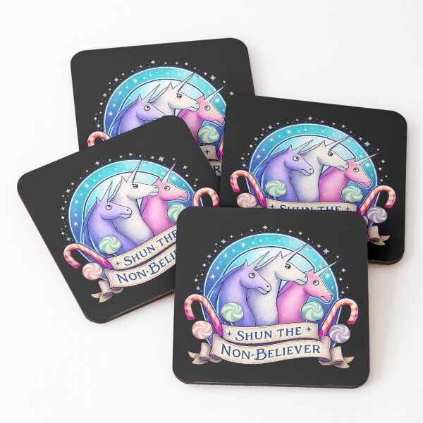 Item preview, Shun the Non-Believer – Funny Unicorn Meme designed and sold by BlightedArt.