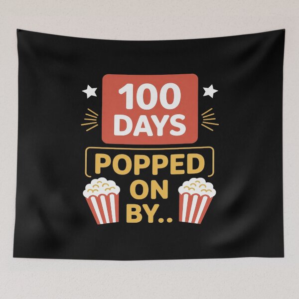Item preview, 100th Day Of School 100 Days Popped On By Popcorn Teacher designed and sold by traceydowns.