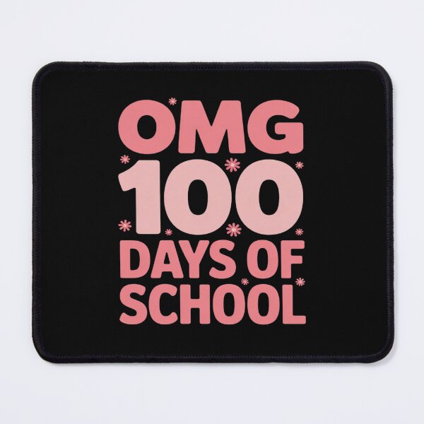 Item preview, 100 Days of School Cool Pink Wavy Font designed and sold by traceydowns.