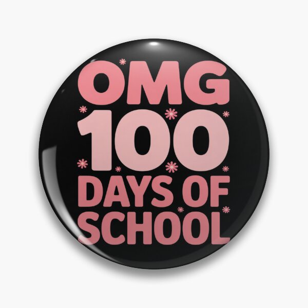 Item preview, 100 Days of School Cool Pink Wavy Font designed and sold by traceydowns.