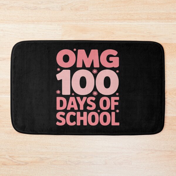 Item preview, 100 Days of School Cool Pink Wavy Font designed and sold by traceydowns.