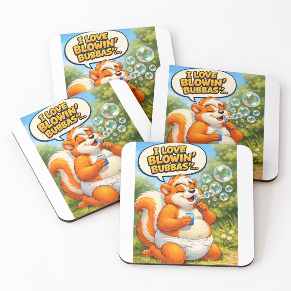 Item preview, Orange Bubble Blowin' Skunk designed and sold by RemosTees.