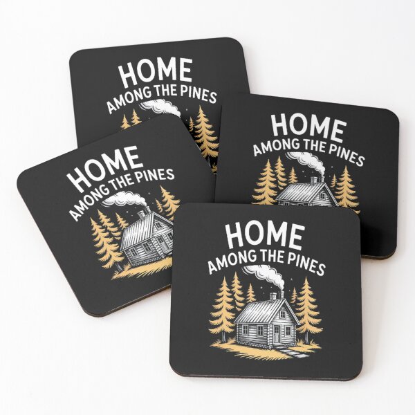 Item preview, Home Among The Pines Cabin Dreams Natures Heartbeat Outdoors Lover designed and sold by TeamLequid.