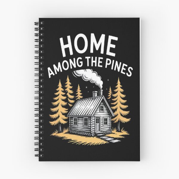 Item preview, Home Among The Pines Cabin Dreams Natures Heartbeat Outdoors Lover designed and sold by TeamLequid.