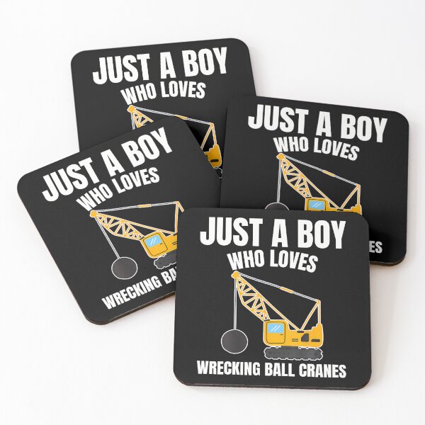 Item preview, Just A Boy Who Loves Wrecking Ball Cranes Construction designed and sold by desuyomoskov7.