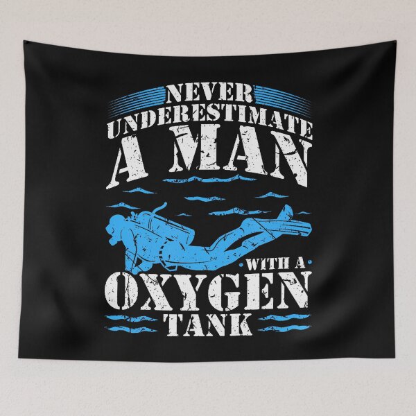 Item preview, Nman Oxygen Tank Funny Scuba Diver designed and sold by desuyomoskov7.
