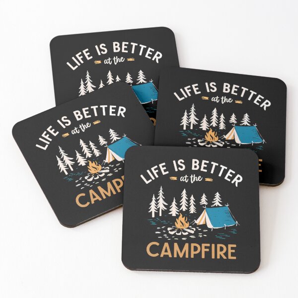 Item preview, Life Is Better At The Campfire Camping Nature Outdoor designed and sold by desuyomoskov7.