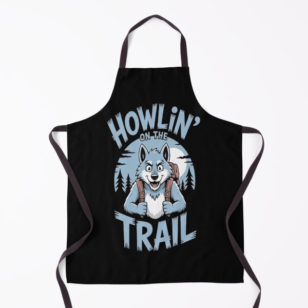 Item preview, Howlin On The Trail Adventure Awaits Hiking Spirit designed and sold by TeamLequid.