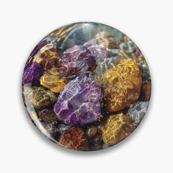 Item preview, Colorful Rocks in Shallow Water designed and sold by Tridentulus.