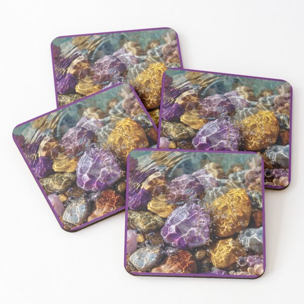 Item preview, Colorful Rocks in Shallow Water designed and sold by Tridentulus.