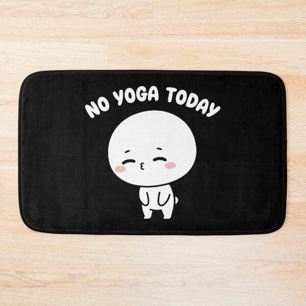Item preview, No Yoga Today Funny Figure Sarcastic Pun Sports designed and sold by Kestovi.