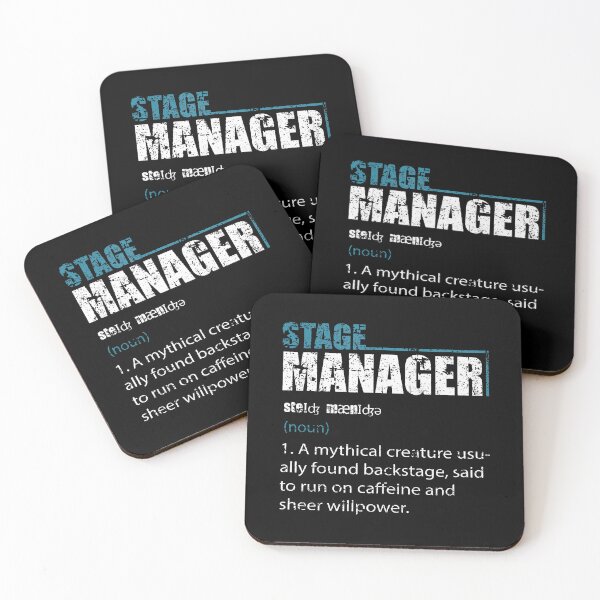 Item preview, Stage Manager Definition Theatre Crew Director Funny Theatre designed and sold by desuyomoskov7.