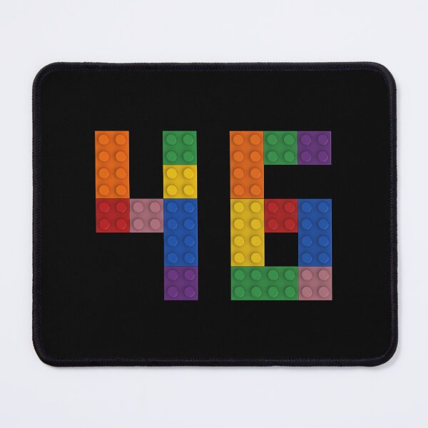 Item preview, 46 numbering made of bricks designed and sold by Brickification.