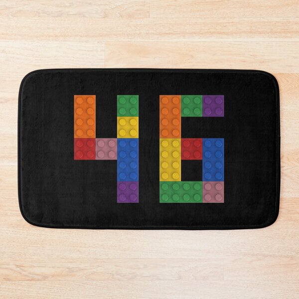 Item preview, 46 numbering made of bricks designed and sold by Brickification.