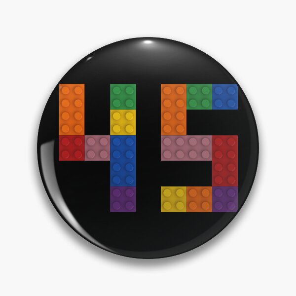 Item preview, 45 numbering made of bricks designed and sold by Brickification.