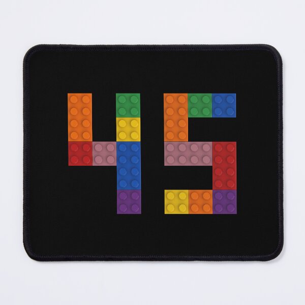 Item preview, 45 numbering made of bricks designed and sold by Brickification.