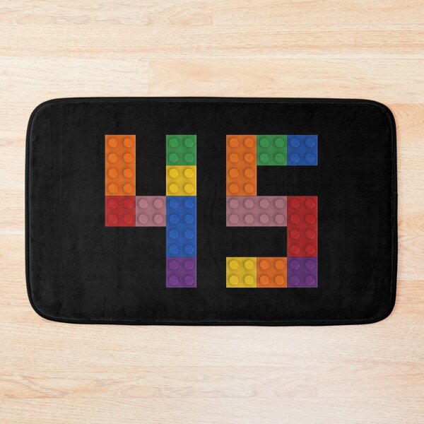 Item preview, 45 numbering made of bricks designed and sold by Brickification.