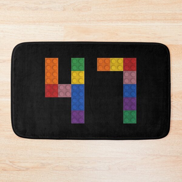 Item preview, 47 numbering made of bricks designed and sold by Brickification.