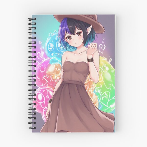 Item preview, Cute anime vampire girl with colorful figures designed and sold by ArtsJulian.