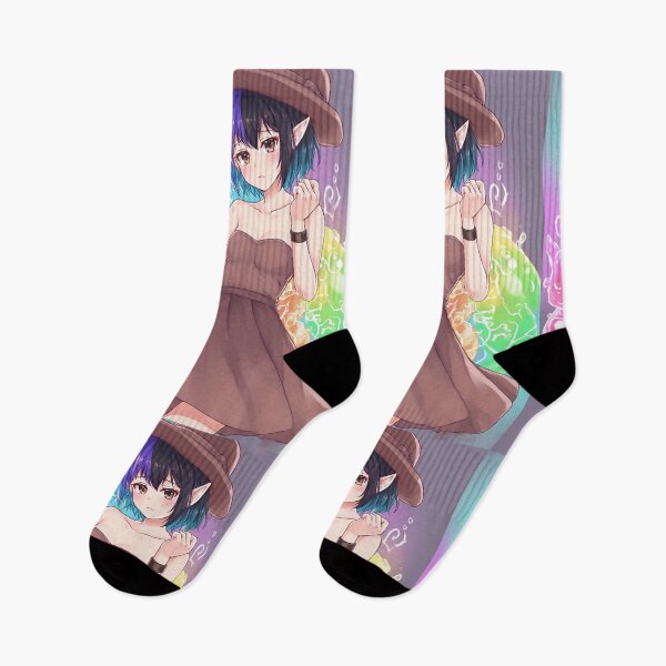 Item preview, Cute anime vampire girl with colorful figures designed and sold by ArtsJulian.