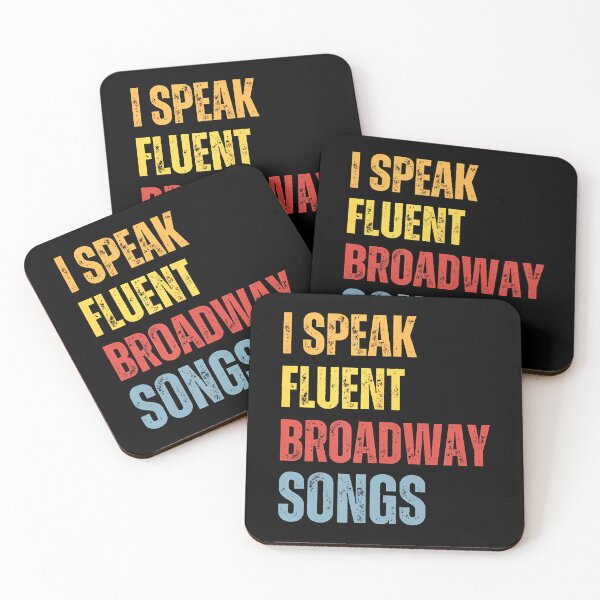 Item preview, I Speak Fluent Broadway Songs Retro Musical Theatre Singer designed and sold by desuyomoskov7.