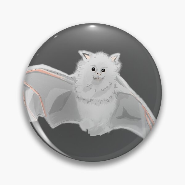 Item preview, Hidious white bat designed and sold by HazSticker.