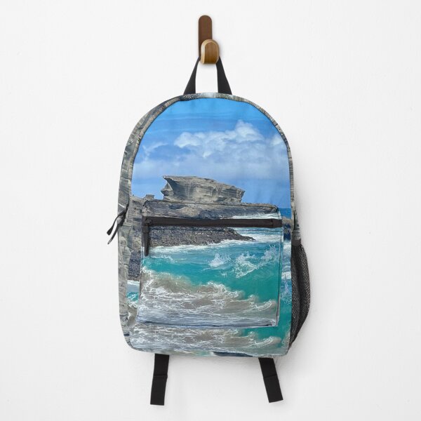 Item preview, Hawaiian Coastal Cliffs and Ocean Waves designed and sold by TrisaThyme.
