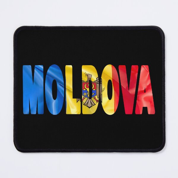 Item preview, MOLDOVA - Flag Flying in Wind cut to Letters Souvenir Sticker Shirt designed and sold by Adam Gormley.