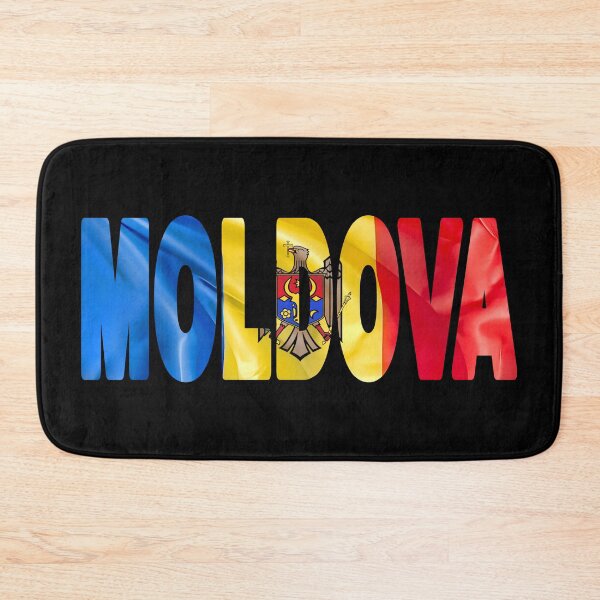 Item preview, MOLDOVA - Flag Flying in Wind cut to Letters Souvenir Sticker Shirt designed and sold by Adam Gormley.