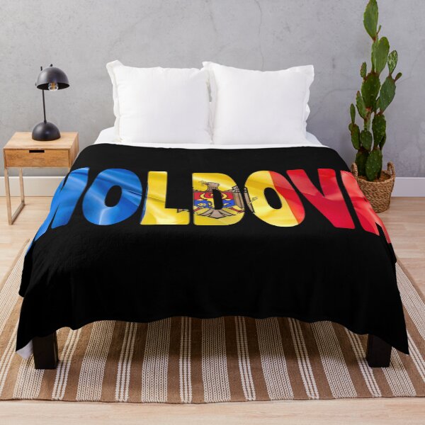 Item preview, MOLDOVA - Flag Flying in Wind cut to Letters Souvenir Sticker Shirt designed and sold by Adam Gormley.