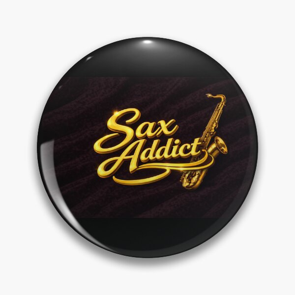 Item preview, Sax Addict – Gold Tenor Sax on Black Velvet designed and sold by MySheetMusicArt.