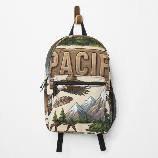 Item preview, Pacific Northwest Camping Scene Logo designed and sold by PacificNWGearCo.