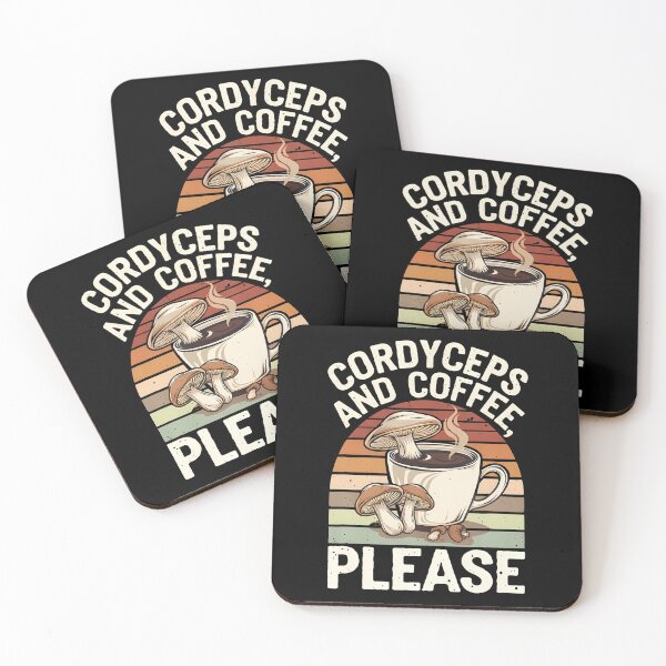 Item preview, Cordyceps And Coffee Please Mushroom Lover designed and sold by desuyomoskov7.