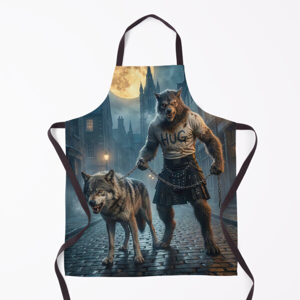 Item preview, Werewolf Goes for Walkies in London designed and sold by Tridentulus.