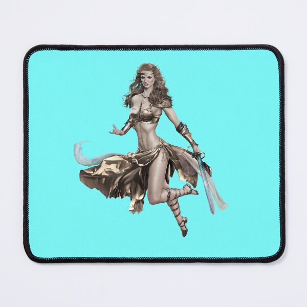 Item preview, Fantasy Warrior Goddess with Sword | Powerful Female Warrior Illustration designed and sold by Fashion Empire.