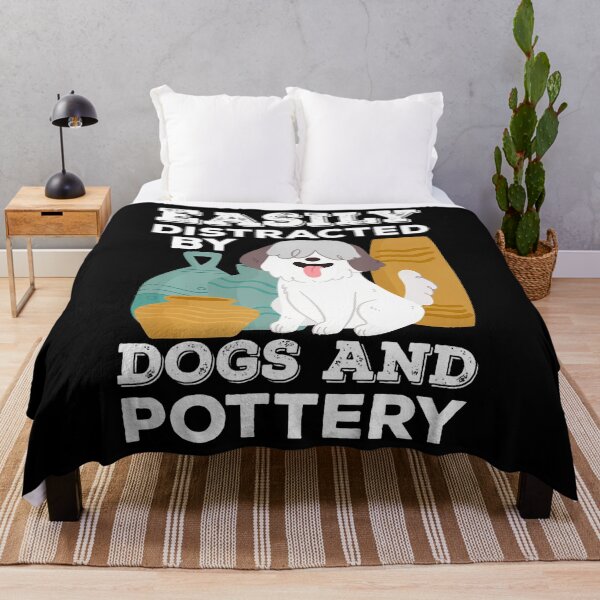 Item preview, Easily Distracted By Dogs And Pottery Fun designed and sold by desuyomoskov7.