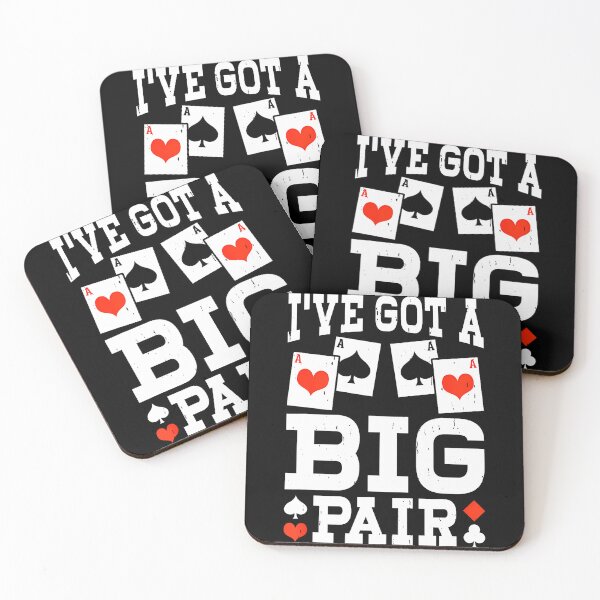 Item preview, I'Ve Got A Big Pair Ace Of Hearts And Spades Poker designed and sold by jayeshainch.
