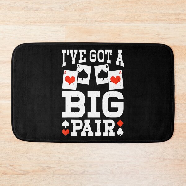 Item preview, I'Ve Got A Big Pair Ace Of Hearts And Spades Poker designed and sold by jayeshainch.