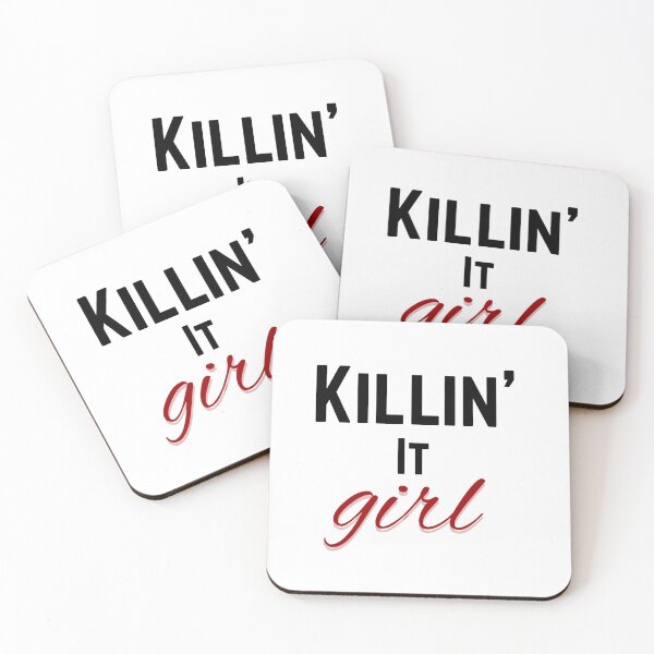 Item preview, Killin’ It Girl – Bold Confident Feminine Quote Design designed and sold by Meenova Art.