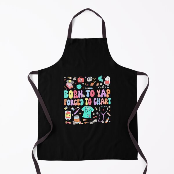 Item preview, Born To Yap Forced To Chart Funny Vintage Nurses designed and sold by cordfried3h.