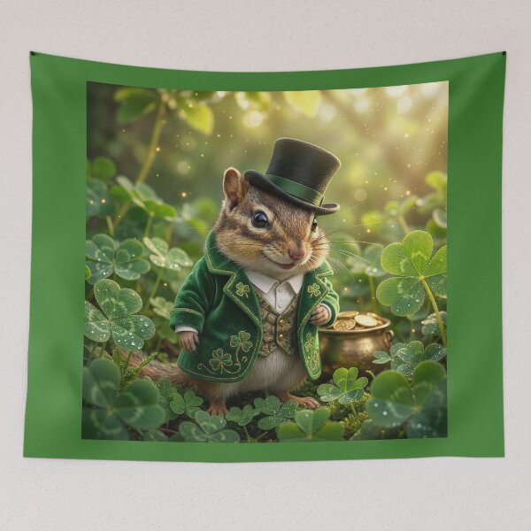 Item preview, Saint Patrick's Day Chipmunk designed and sold by Tridentulus.