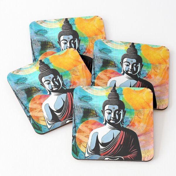 Item preview, Buddha Portrait Abstract designed and sold by ViaARTfactory.