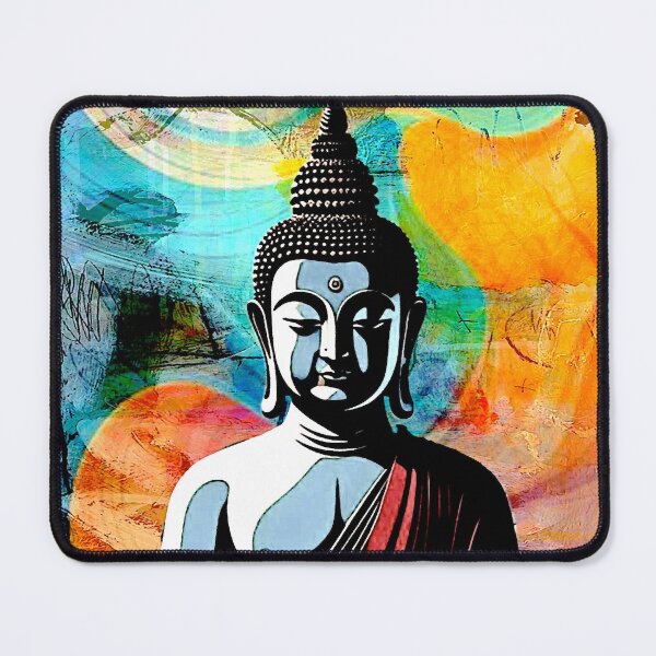 Item preview, Buddha Portrait Abstract designed and sold by ViaARTfactory.