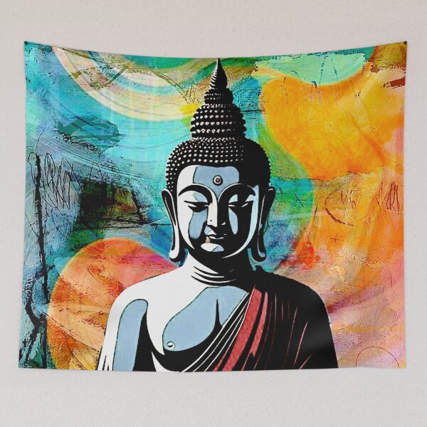 Item preview, Buddha Portrait Abstract designed and sold by ViaARTfactory.